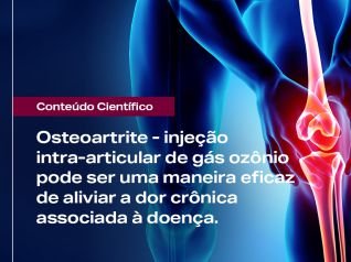 Artigo científico: Ozonioterapia em Osteoartrite do Joelho